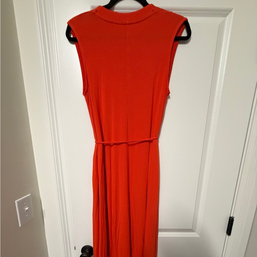 Matilda Jane orange maxi dress size Small